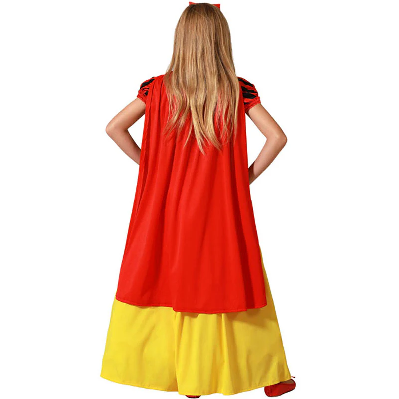 Disfraz de Blancanieves con capa para niña - Imagen 3