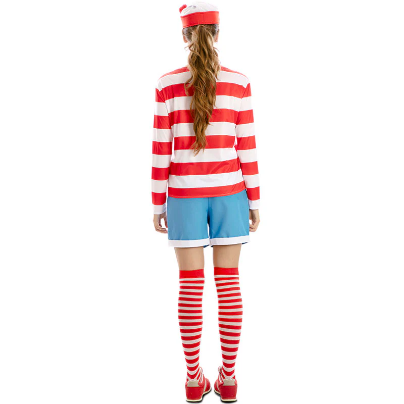 Disfraz de Wally la viajera de los cómics para mujer - Imagen 3