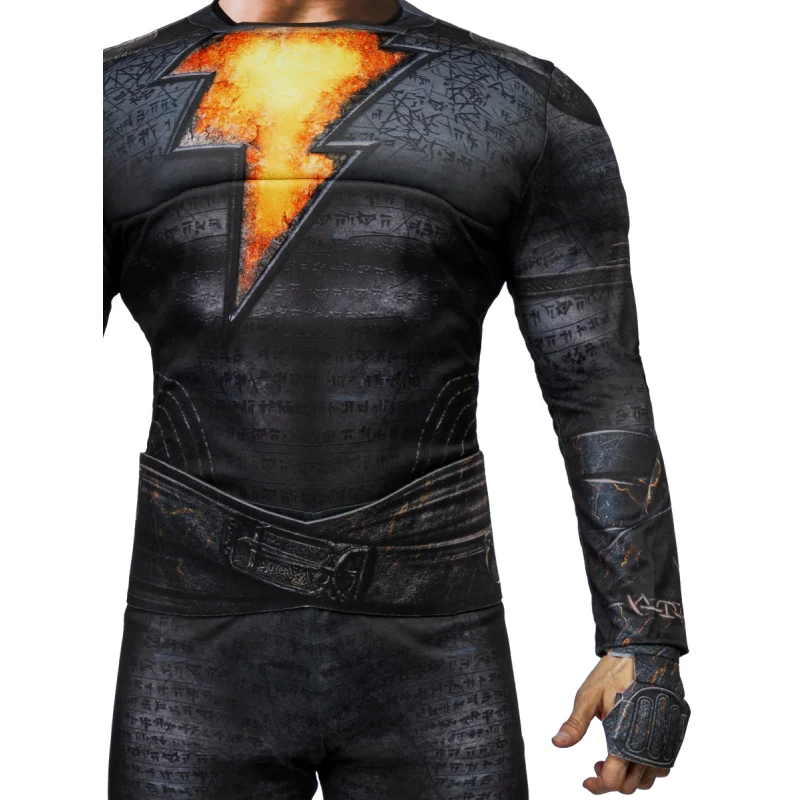 Disfraz de Black Adam de Dc Comics para hombre - Imagen 6