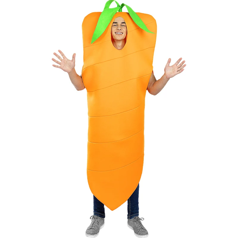 Disfraz de Zanahoria Ecológica adulto unisex