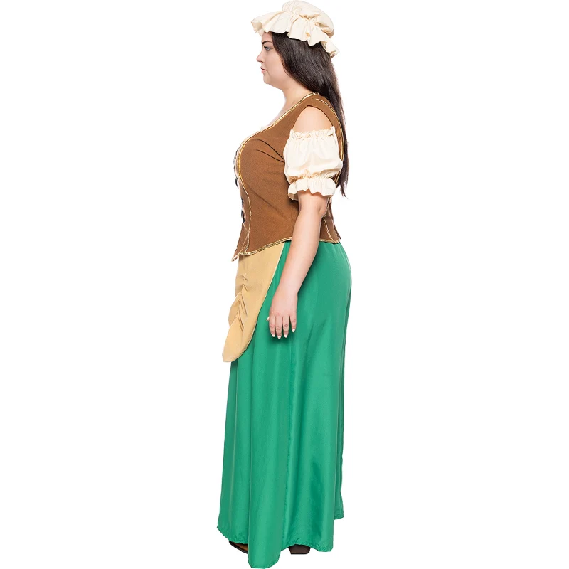 Disfraz de Tabernera época Medieval para mujer - Imagen 4