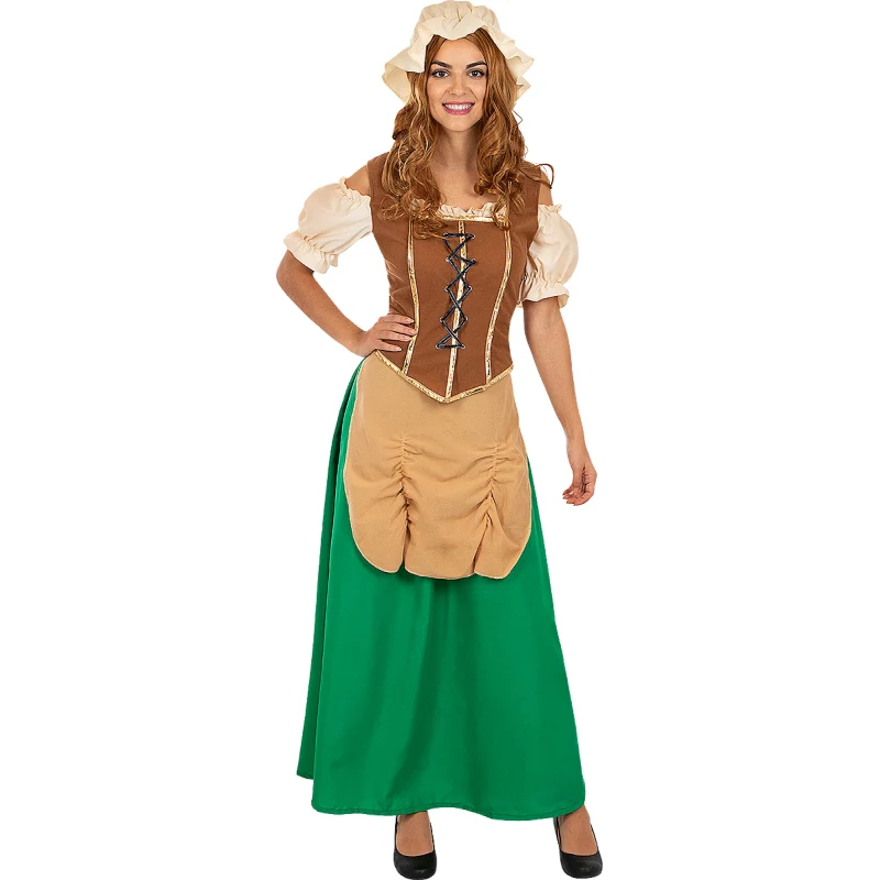 Disfraz de Tabernera época Medieval para mujer - Imagen 8