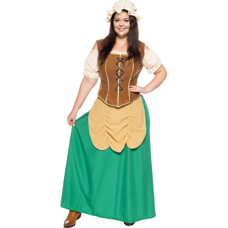 Disfraz de Tabernera época Medieval para mujer - Imagen 9