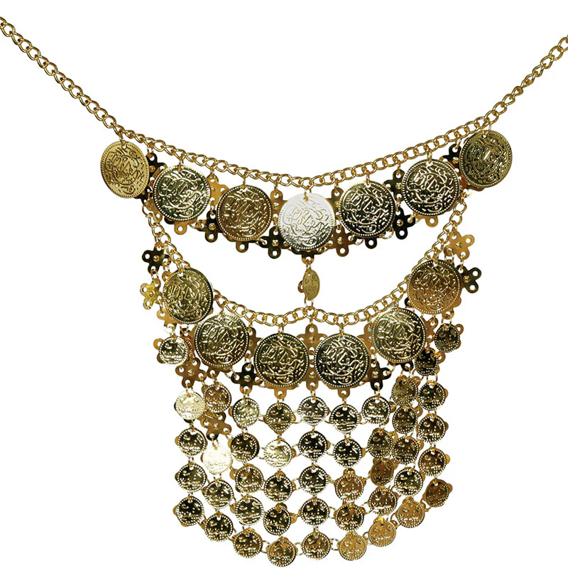 Tocado Monedas cara metálico - Imagen 2